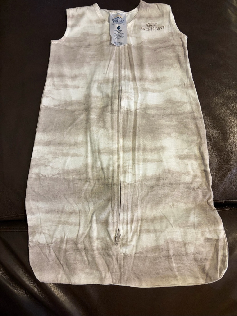 Halo Neutral Tie-Dye Sleeveless Sleep Sack